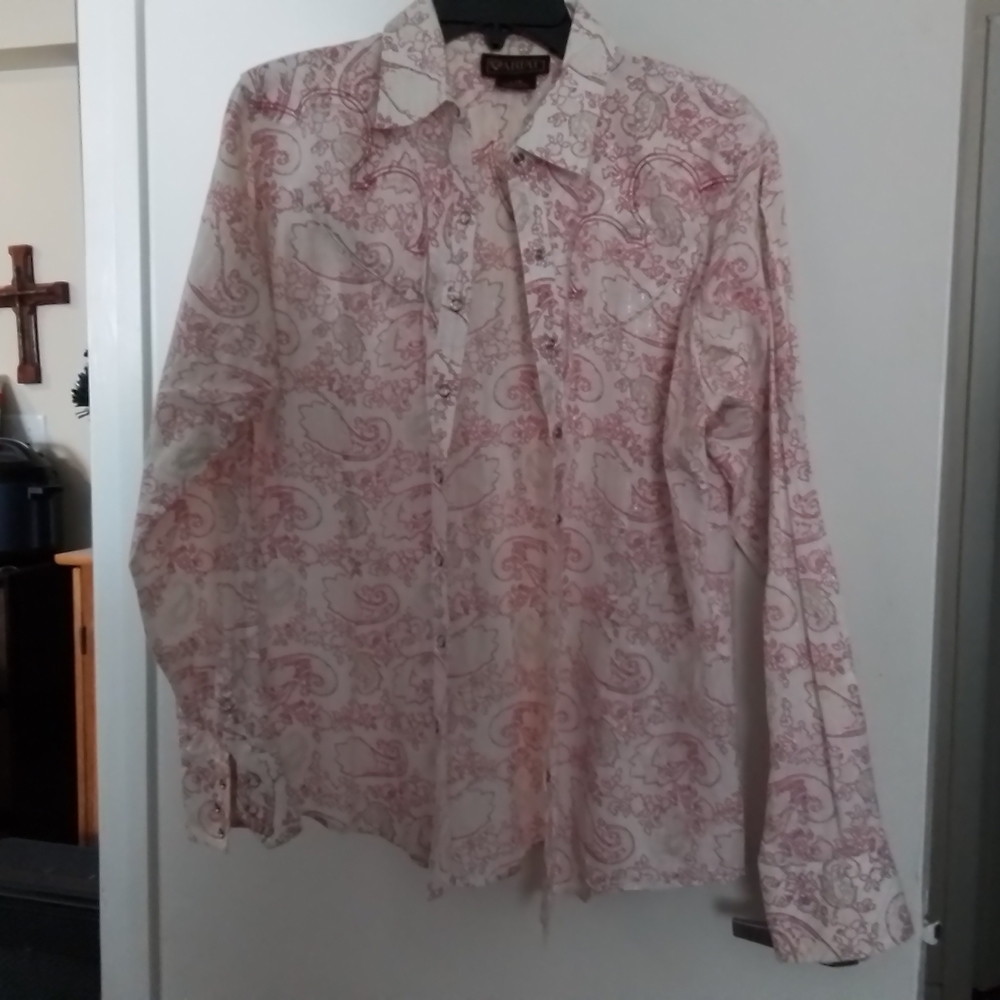 Men's Paisley Long Sleeve Shirt
